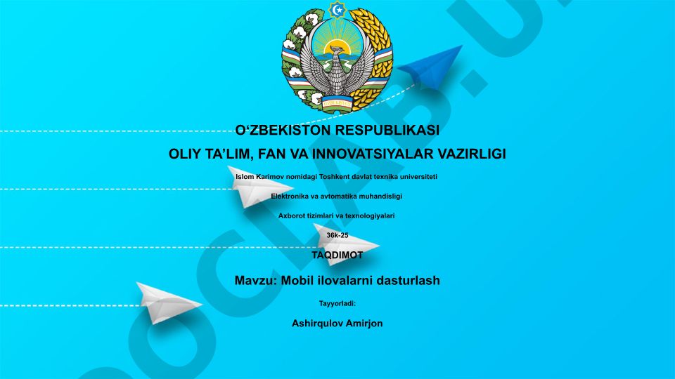 Mobil ilovalarni dasturlash