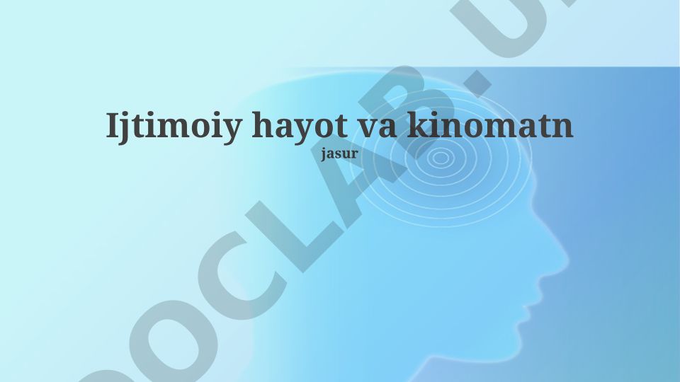 Ijtimoiy hayot va kinomatn