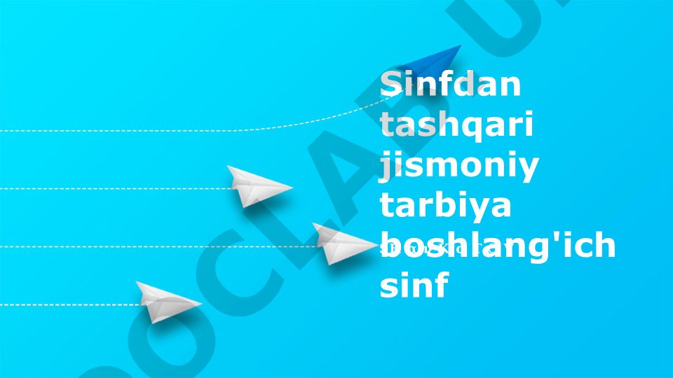 Boshlang'ich sinflarda jismoniy tarbiyani o'quv fanlariga integratsiya qilish