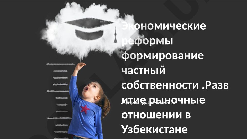 Экономические реформы и развитие рыночных отношений в Узбекистане