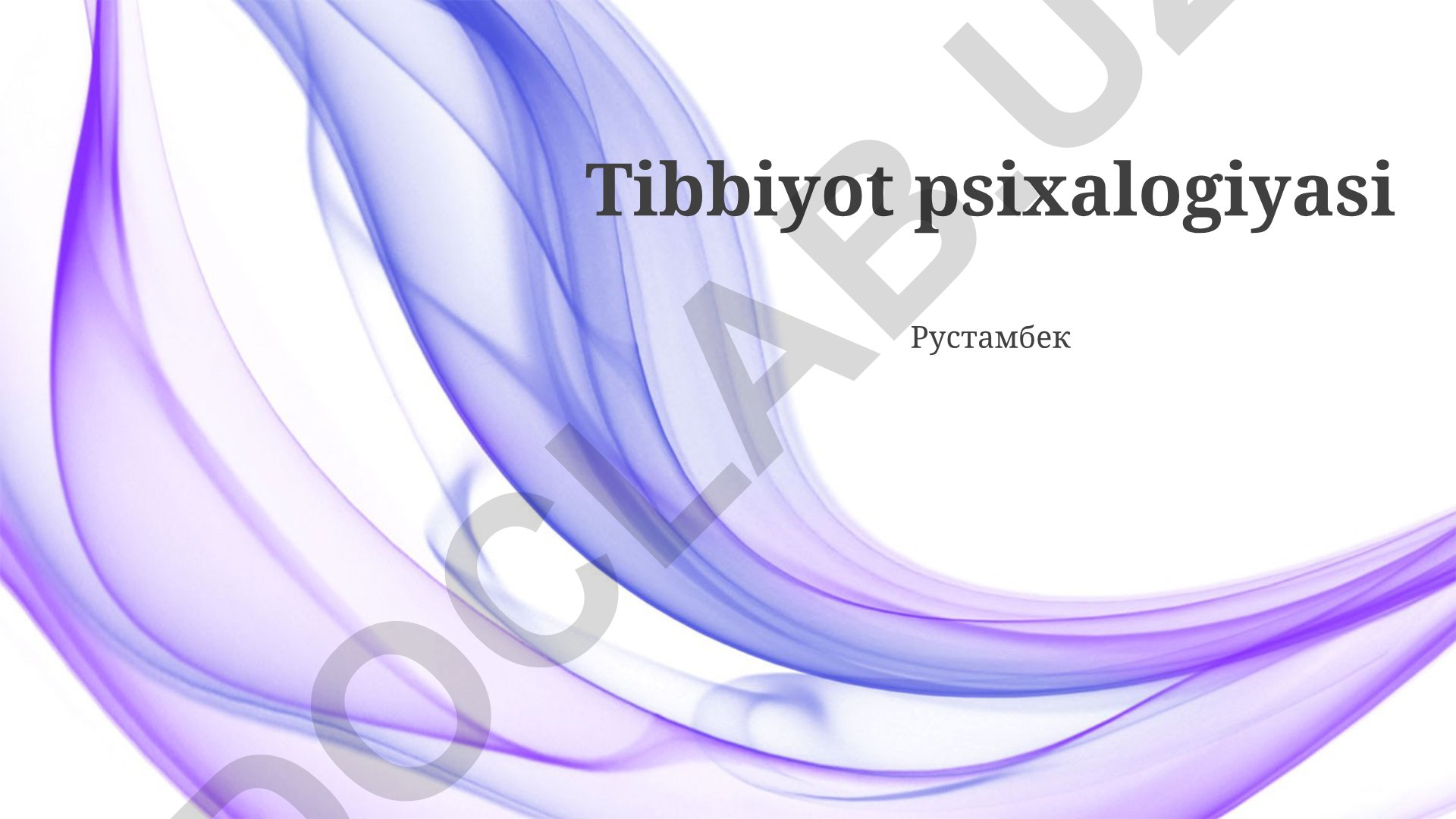 Tibbiy psixologiya: ta'rif, yo'nalishlar va amaliyot sohalari