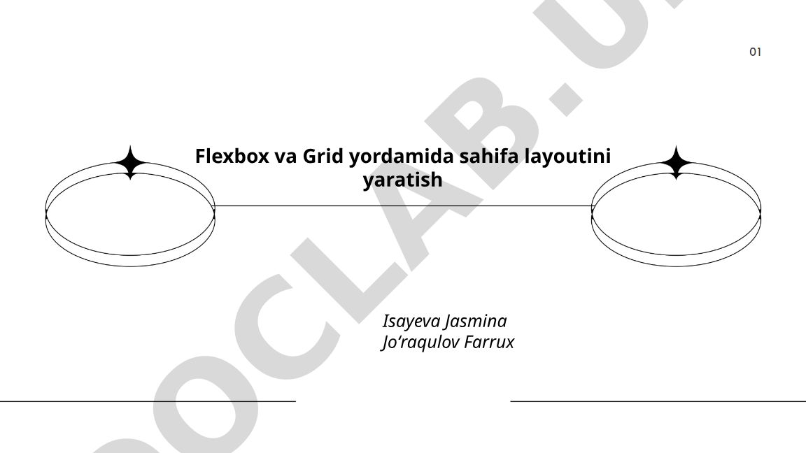 Flexbox va Grid yordamida sahifa layoutini yaratish