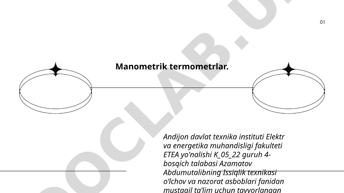 Manometrik termometrlar