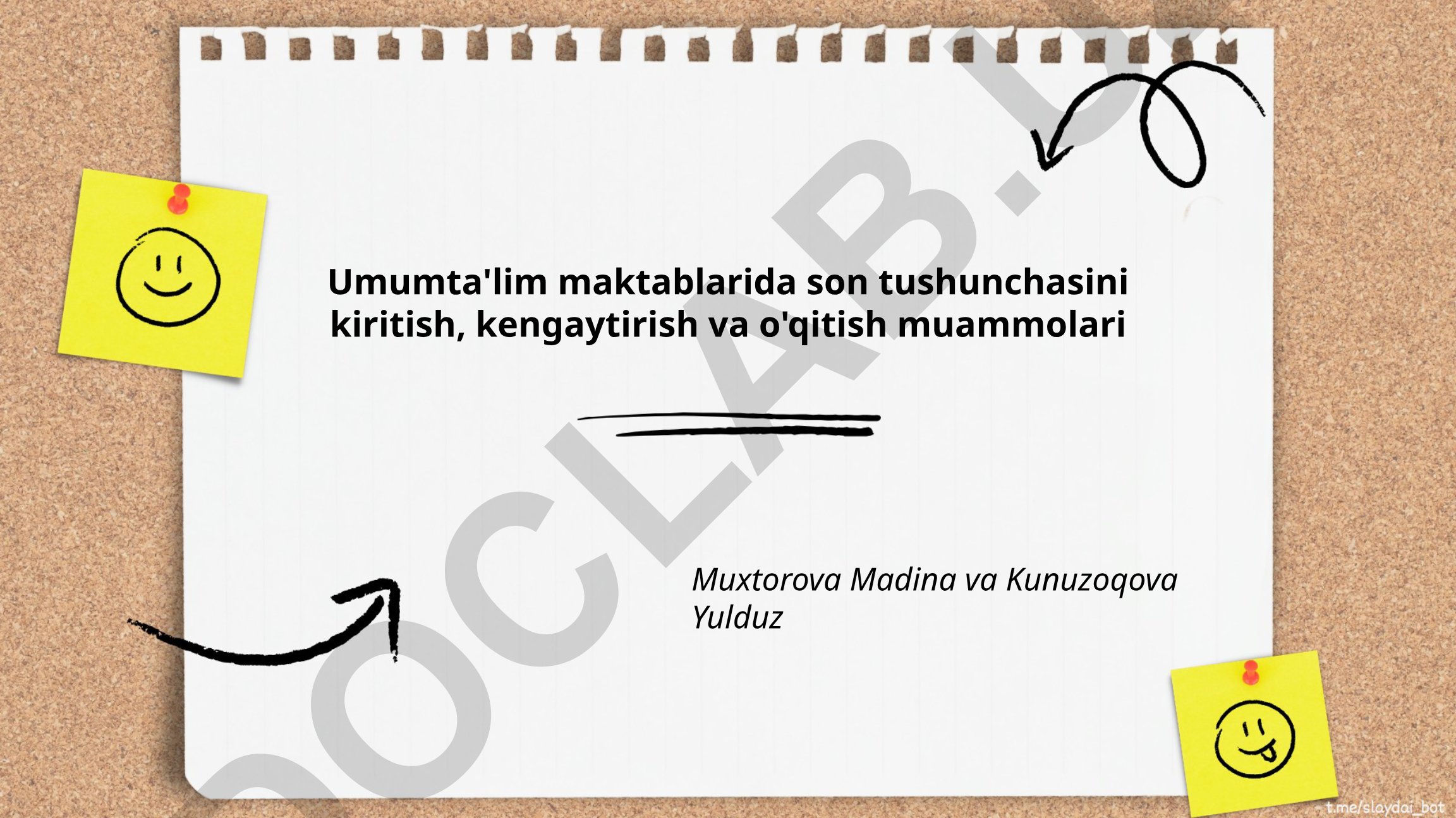 Umumta'lim maktablarida son tushunchasini kiritish, kengaytirish va o'qitish muammolari