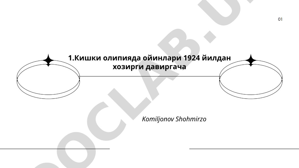 Қишки Олимпиада ўйинларининг тарихи 1924 йилдан хозирги давиргача