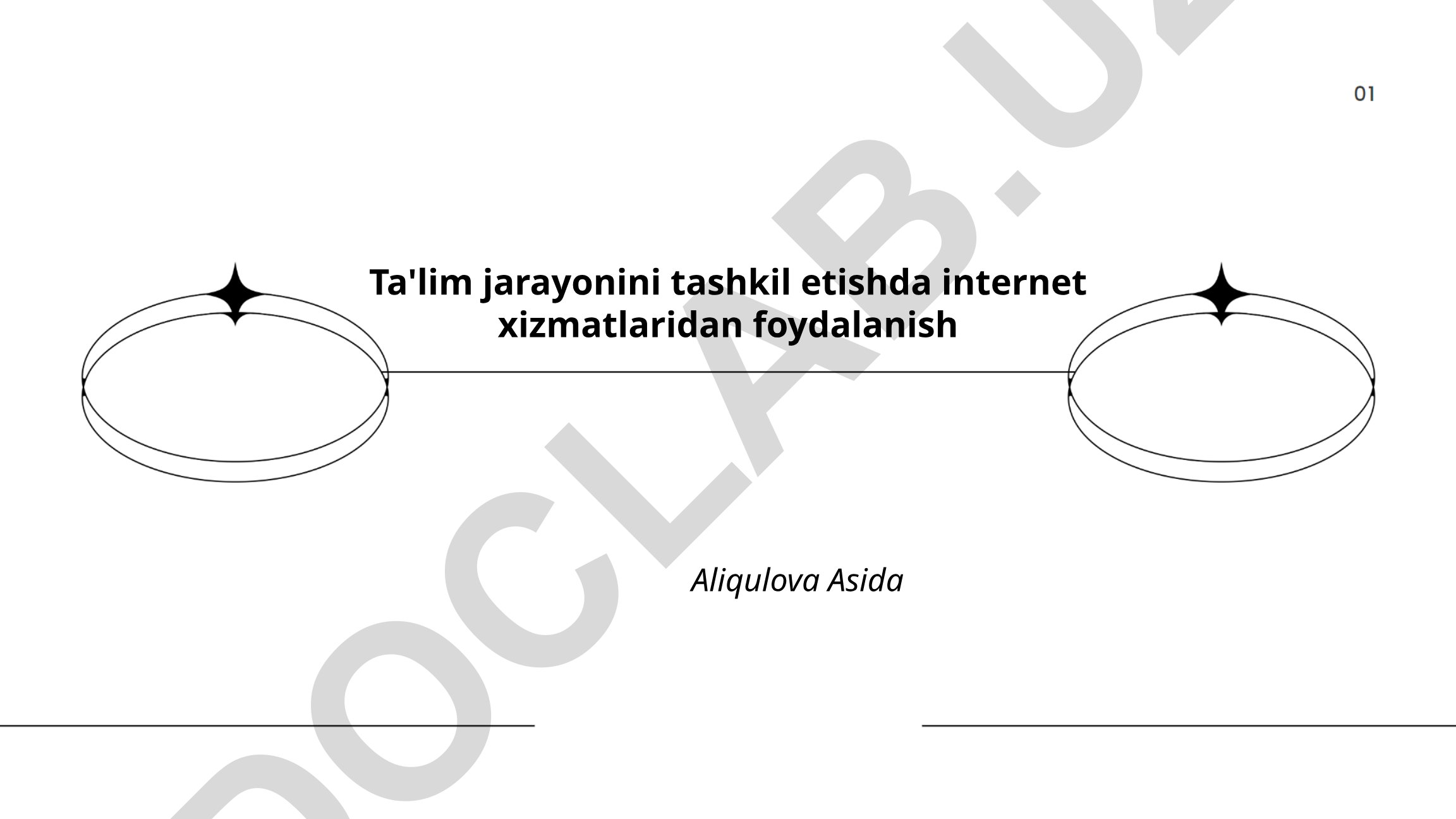 Ta'lim jarayonini tashkil etishda internet xizmatlaridan foydalanish
