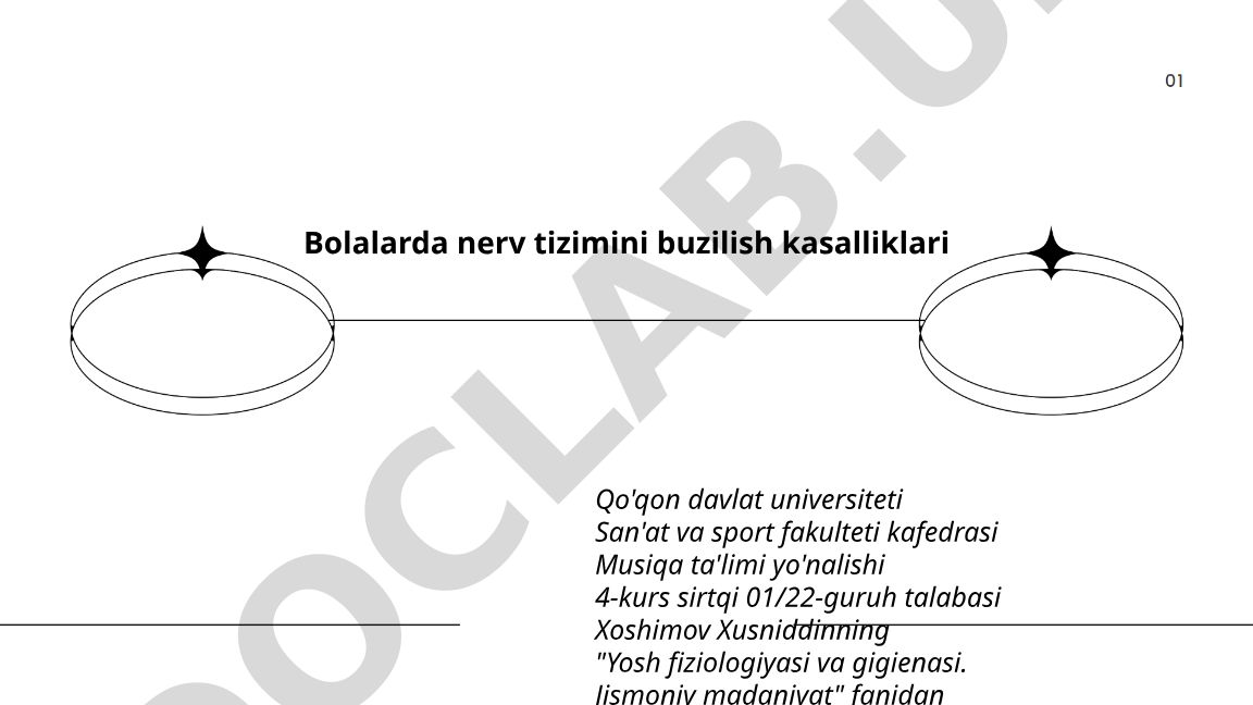 Bolalarda nerv tizimini buzilish kasalliklari