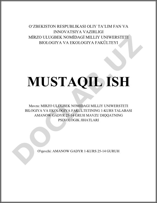 Diqqatning psixologik jihatlari