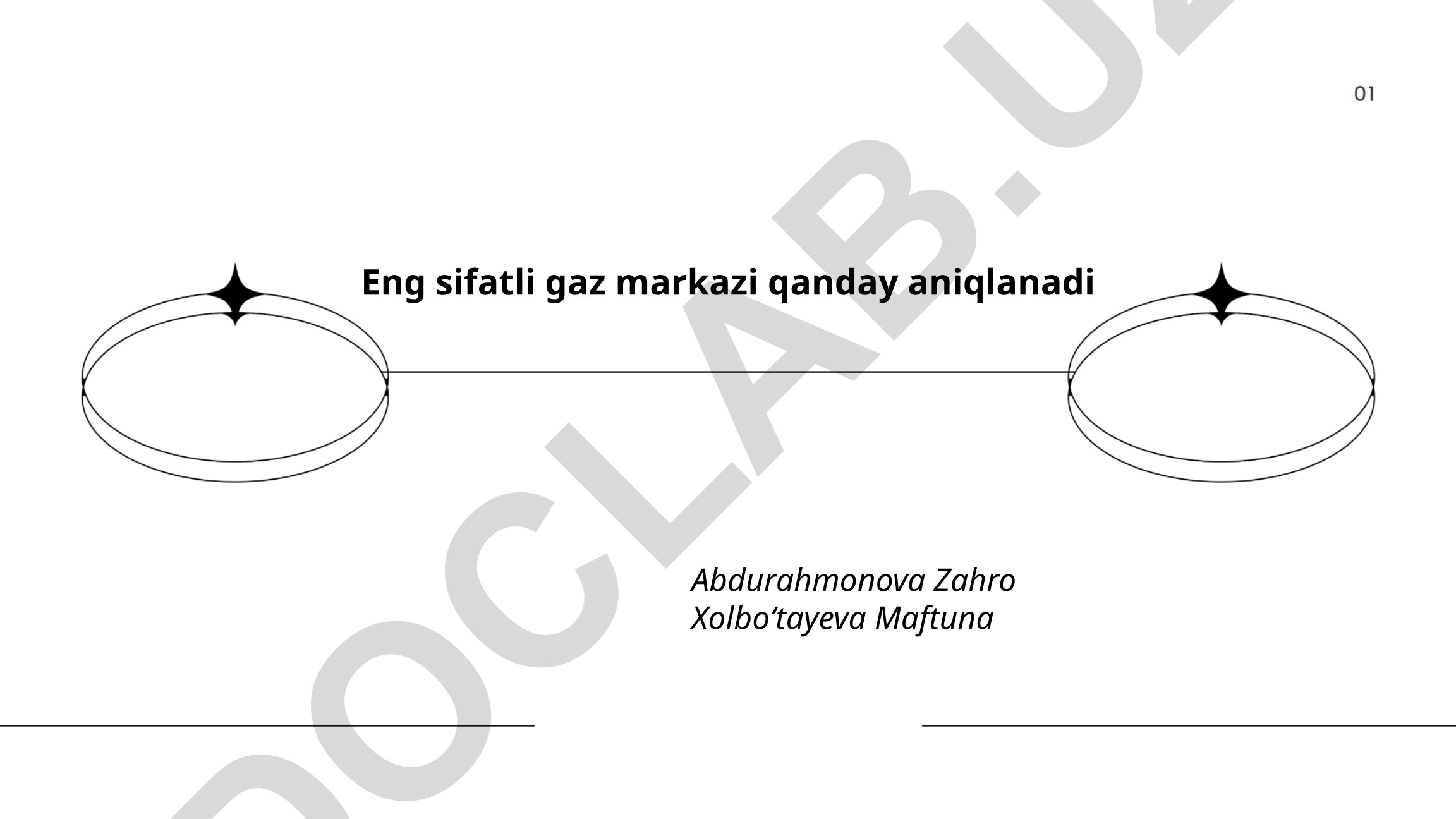 Eng sifatli gaz markazini aniqlash usullari