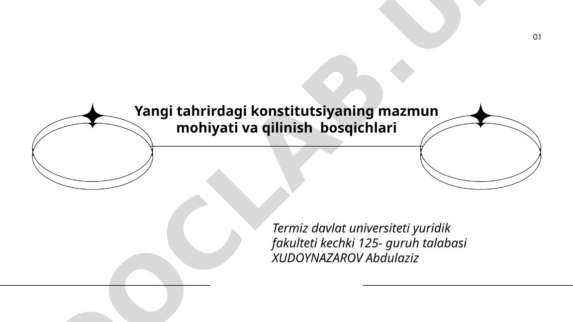 Yangi tahrirdagi konstitutsiyaning mazmun mohiyati va qilinish bosqichlari