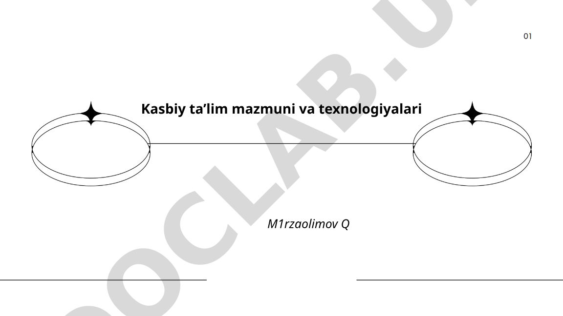 Kasbiy ta'limda kompetentsiyaga yo'naltirilgan o'quv dasturlarini ishlab chiqish
