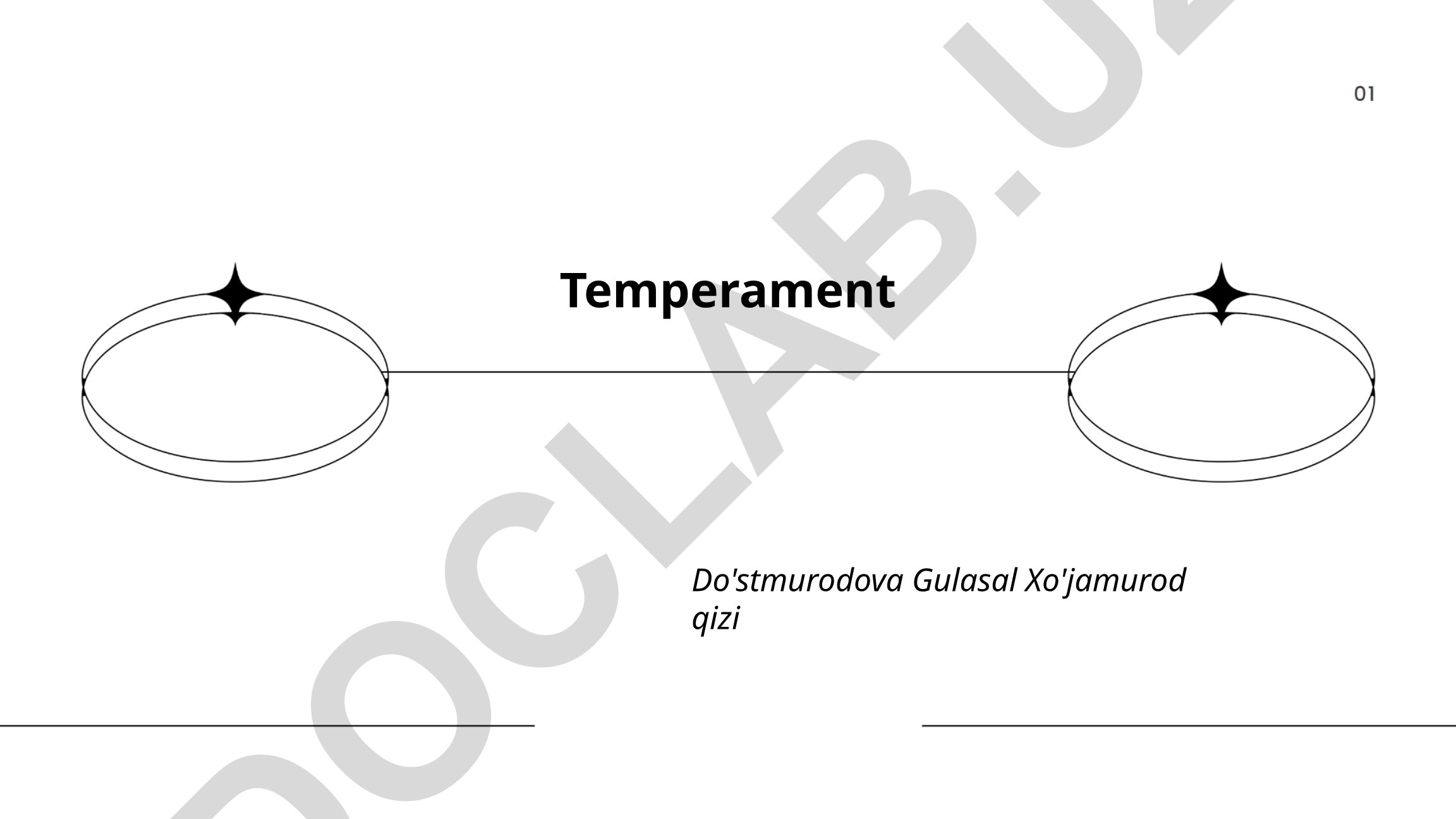 Temperament turlari va ularning belgilari