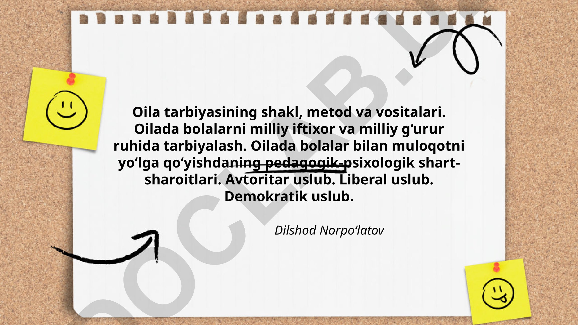 Oila tarbiyasining shakl, metod va vositalari