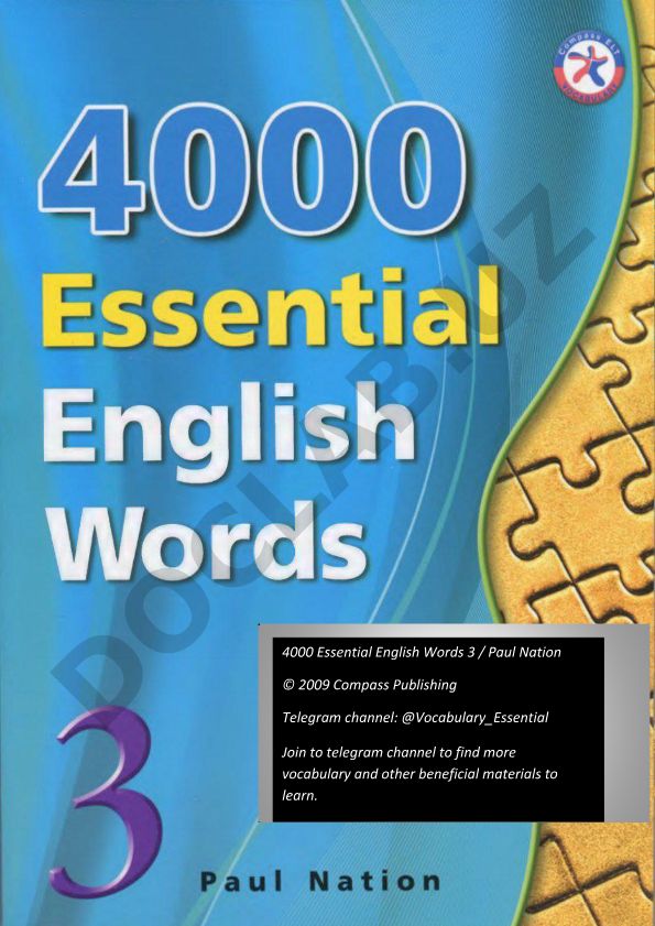 4000 Essential English Words Book 3
