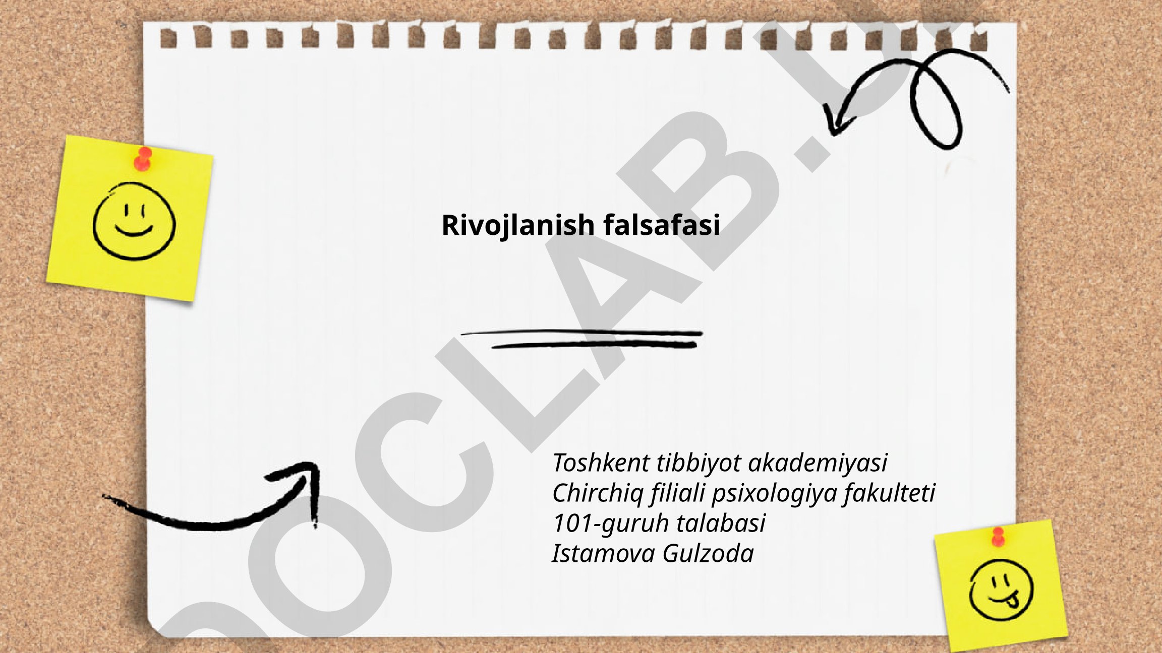 Rivojlanish falsafasining asosiy tamoyillari va tarixiy bosqichlari