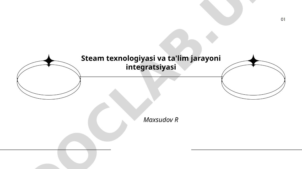 STEAM texnologiyasi asosida maktablarda o'quv dasturini integratsiyalash
