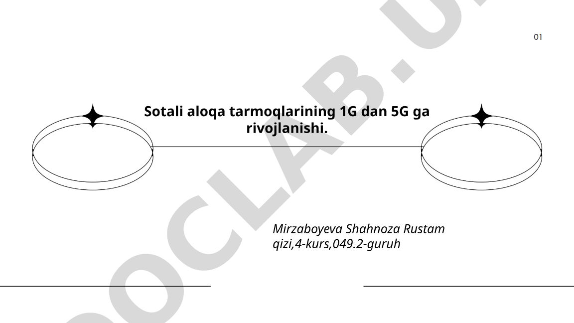 Sotali aloqa tarmoqlarining 1G dan 5G ga rivojlanishi