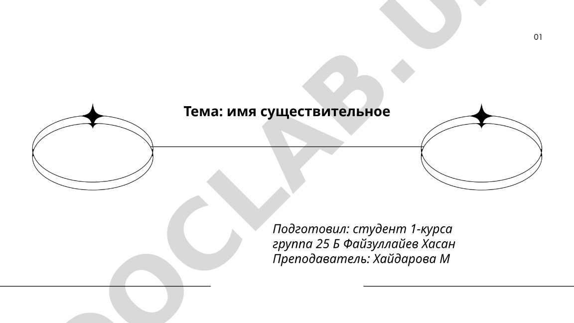 Имя существительное