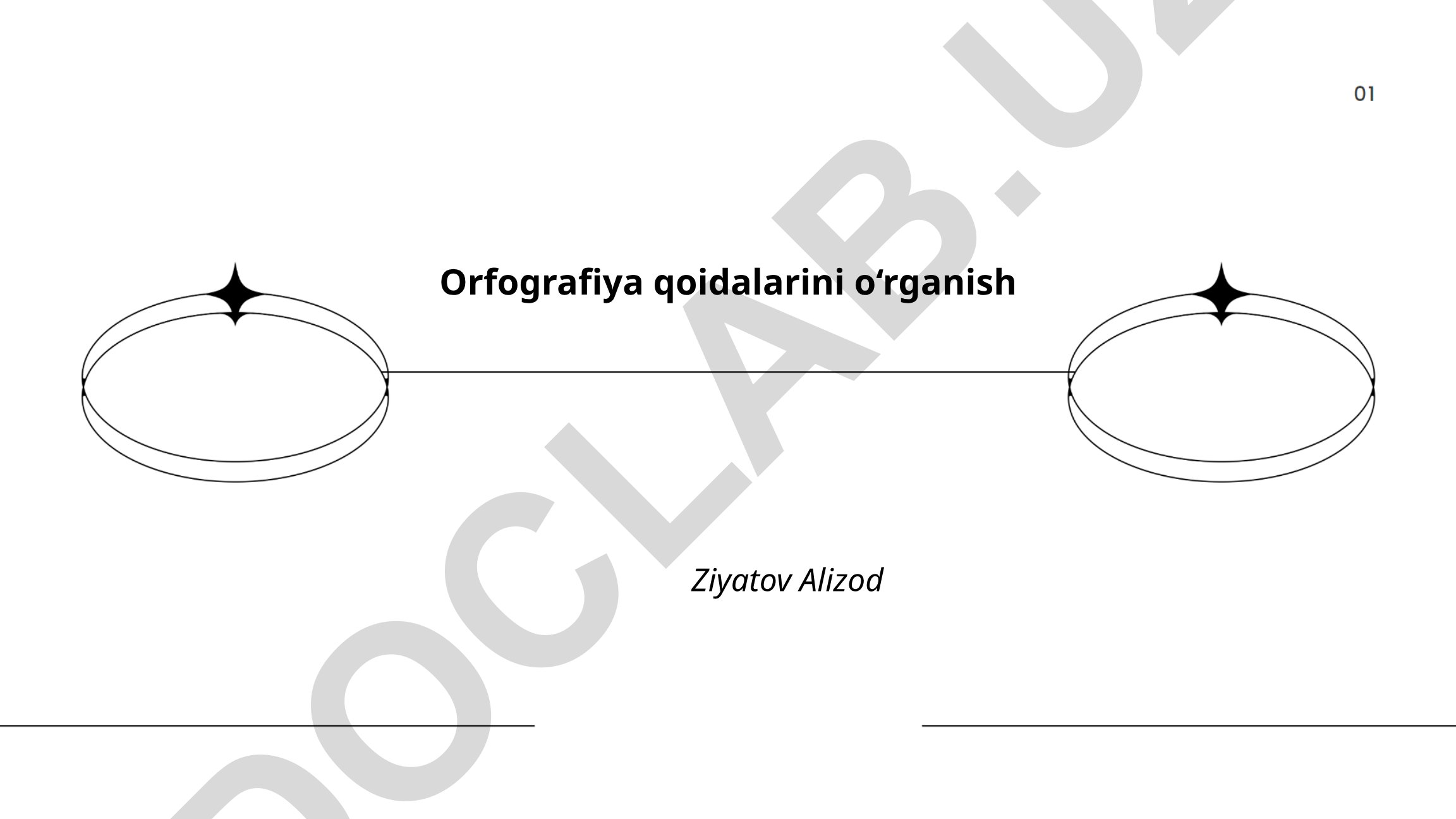 O'zbek tilida orfografiya qoidalari