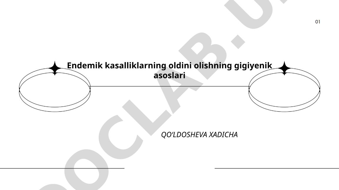 Endemik kasalliklarning oldini olishning gigiyenik asoslari