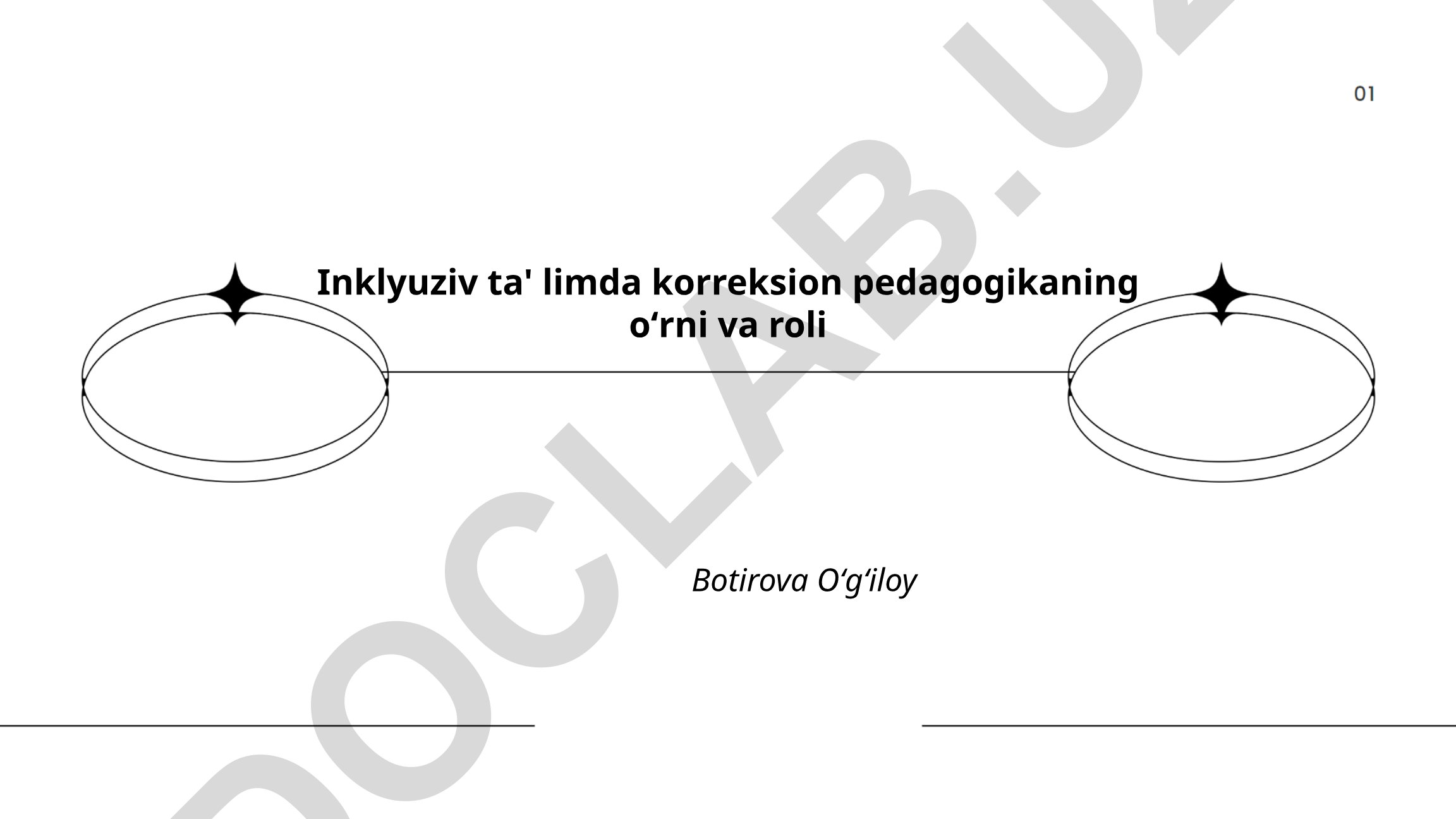 Inklyuziv ta'limda korreksion pedagogikaning oʻrni va roli