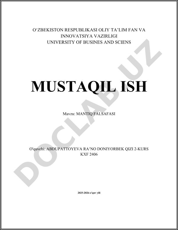Mantiq falsafasi