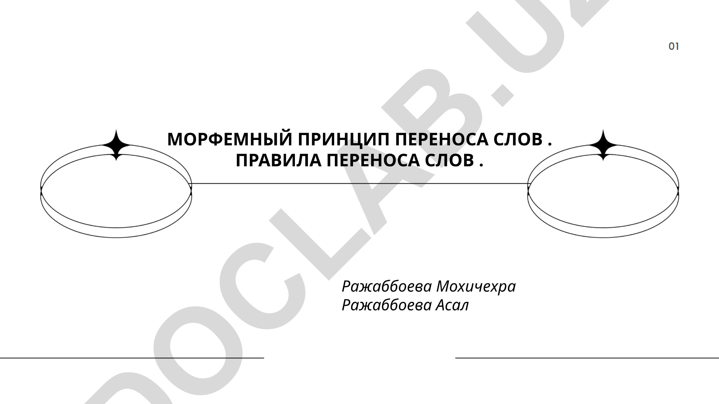 Морфемный принцип переноса слов и правила переноса