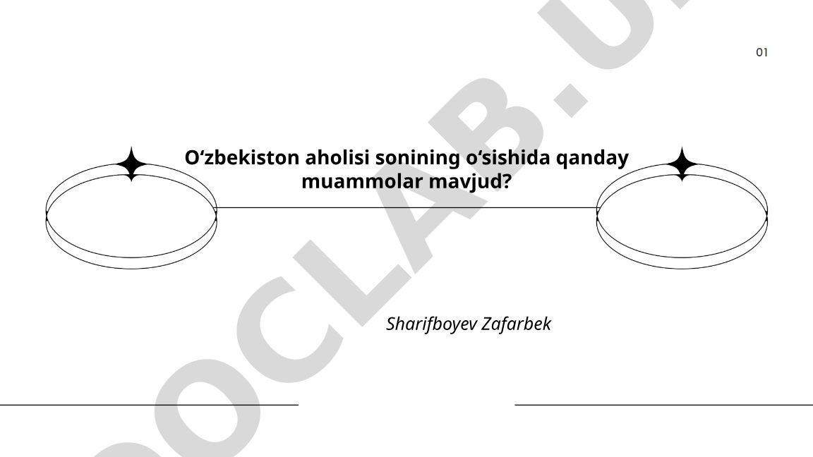 O‘zbekiston aholisi sonining o‘sishidagi muammolar