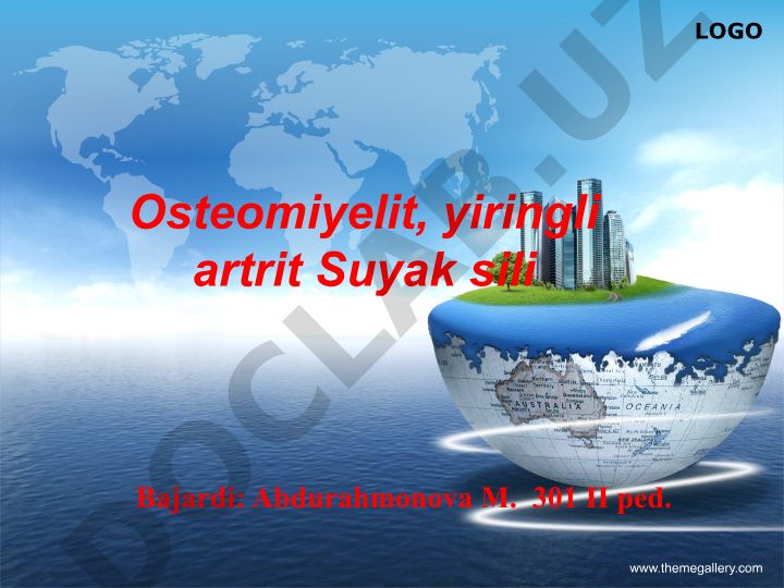 Osteomiyelit, yiringli artrit va suyak sili kasalliklari