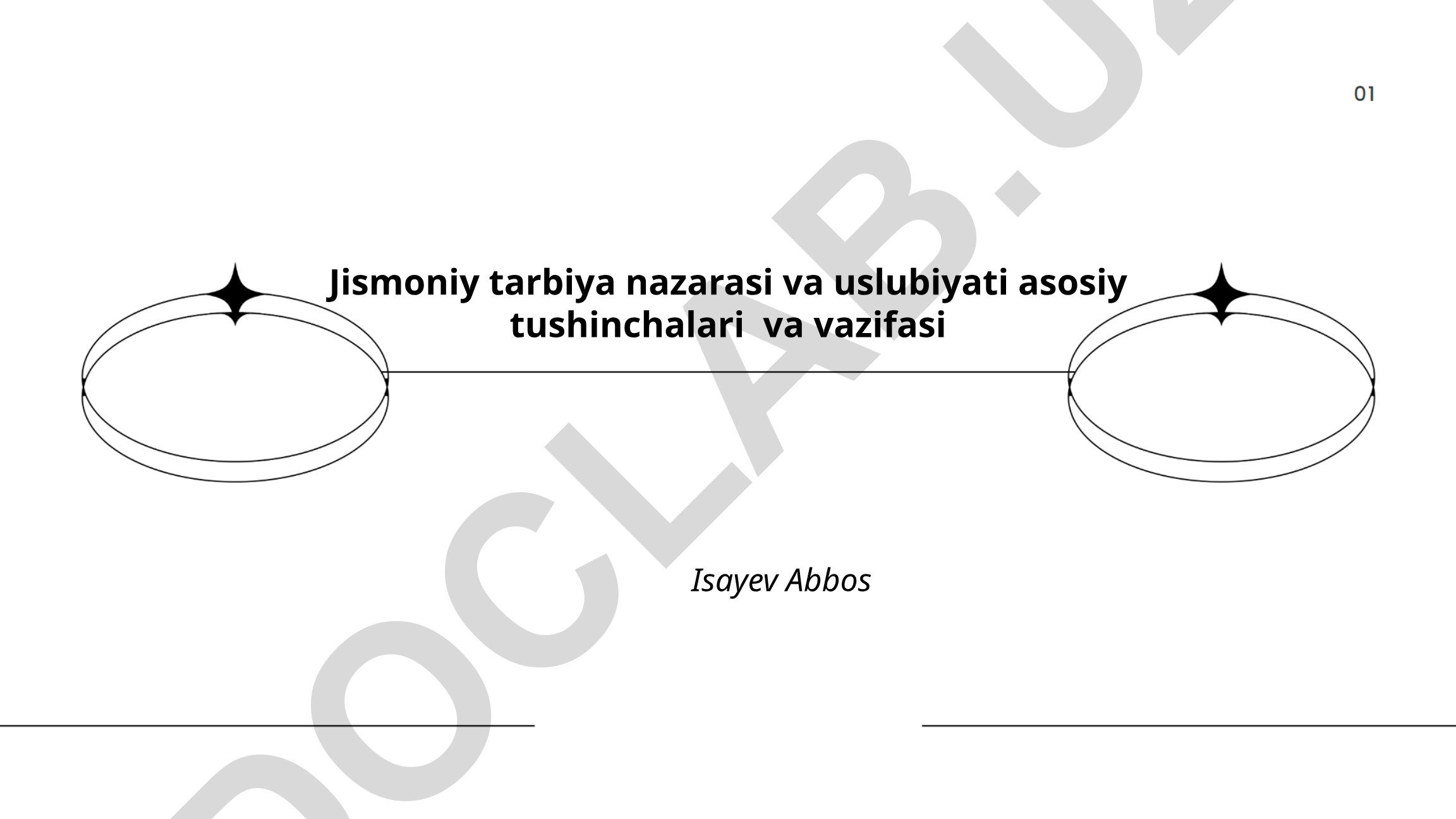 Jismoniy tarbiya nazariyasi va uslubiyati asosiy tushunchalari va vazifasi