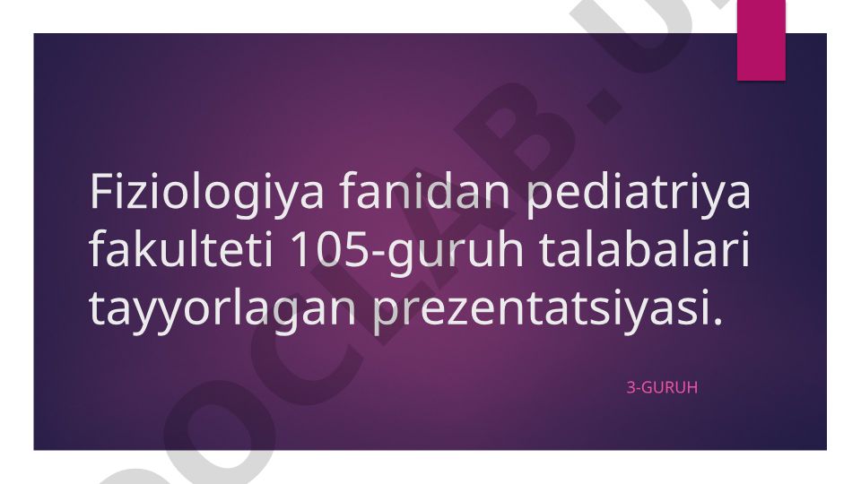 Vegetativ nerv sistemasining tuzilishi va funksiyalari