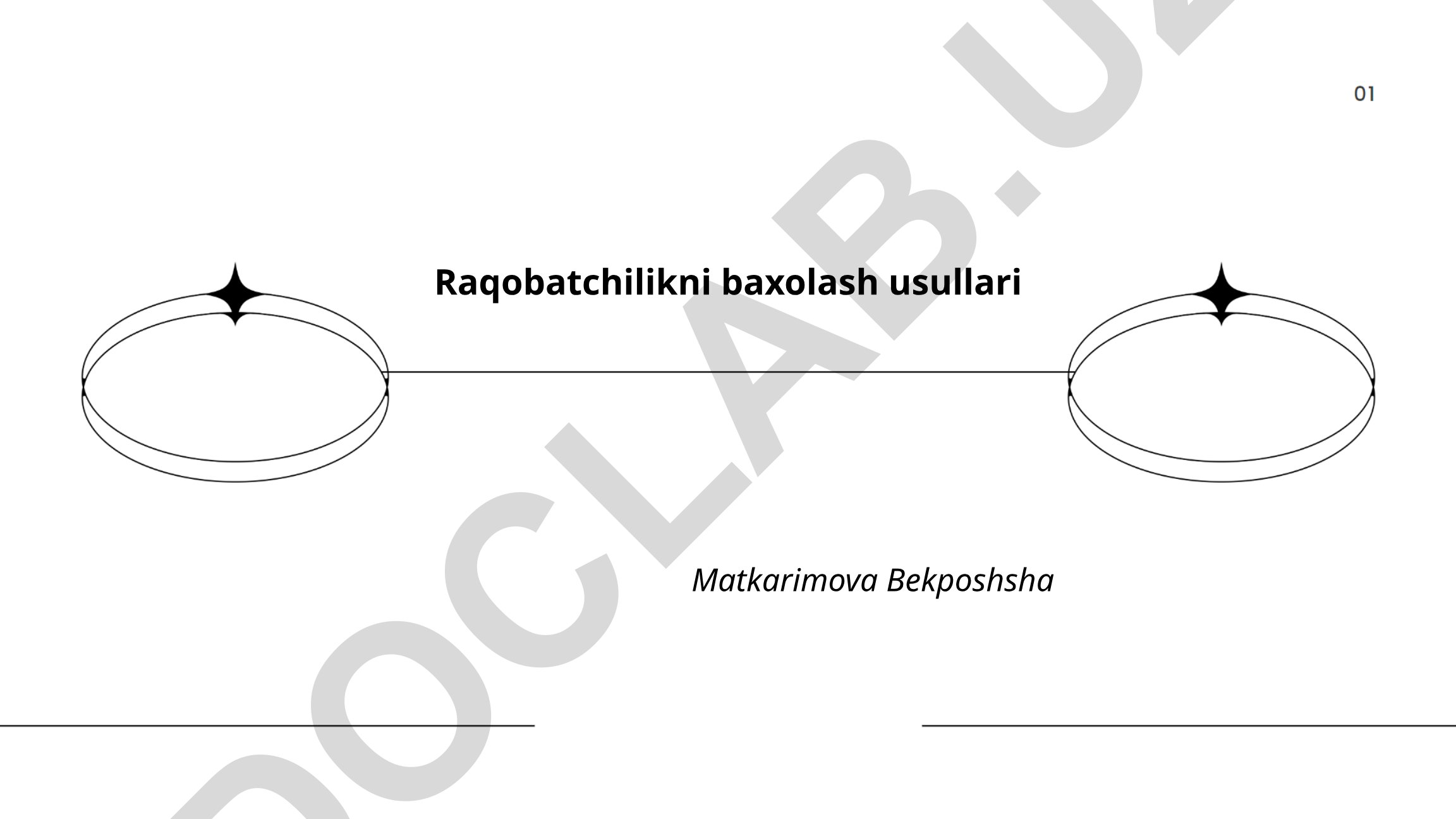 Raqobatchilikni baxolash usullari