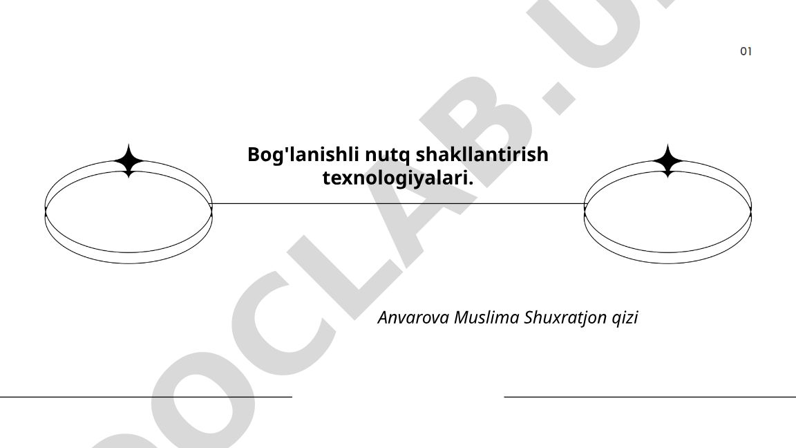 Bog'lanishli nutq shakllantirish texnologiyalari