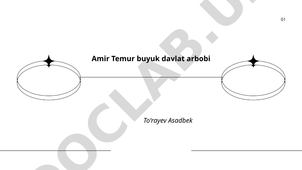 Amir Temurning davlat boshqaruvidagi siyosiy tamoyillari va ma'muriy tizimi
