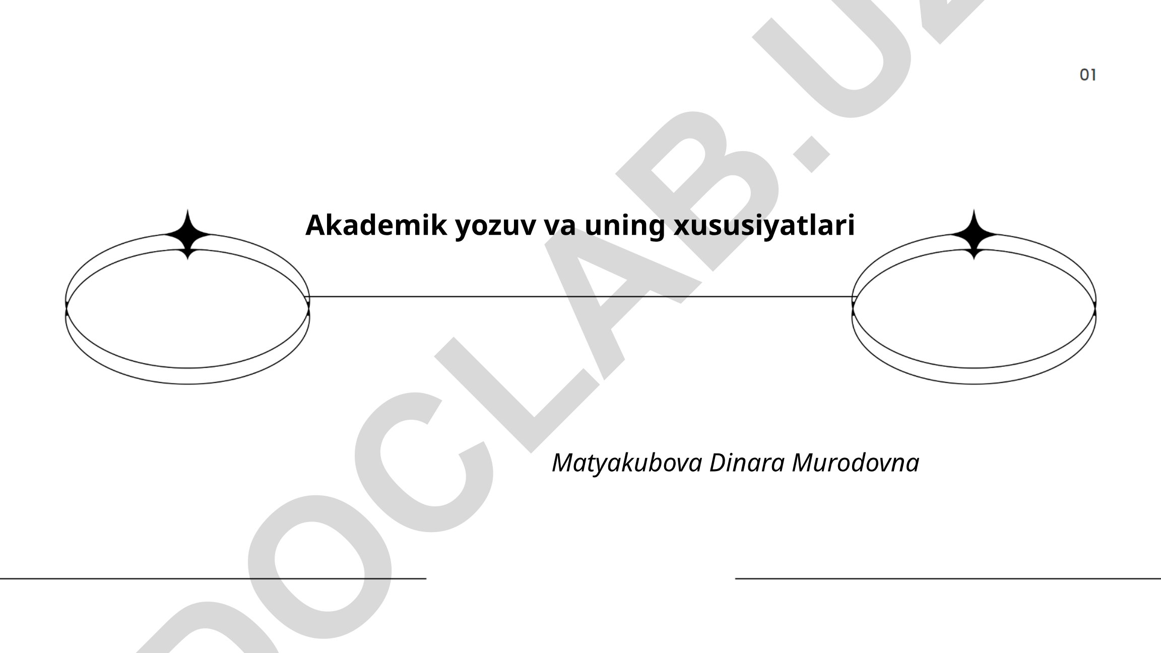 Akademik yozuv va uning xususiyatlari