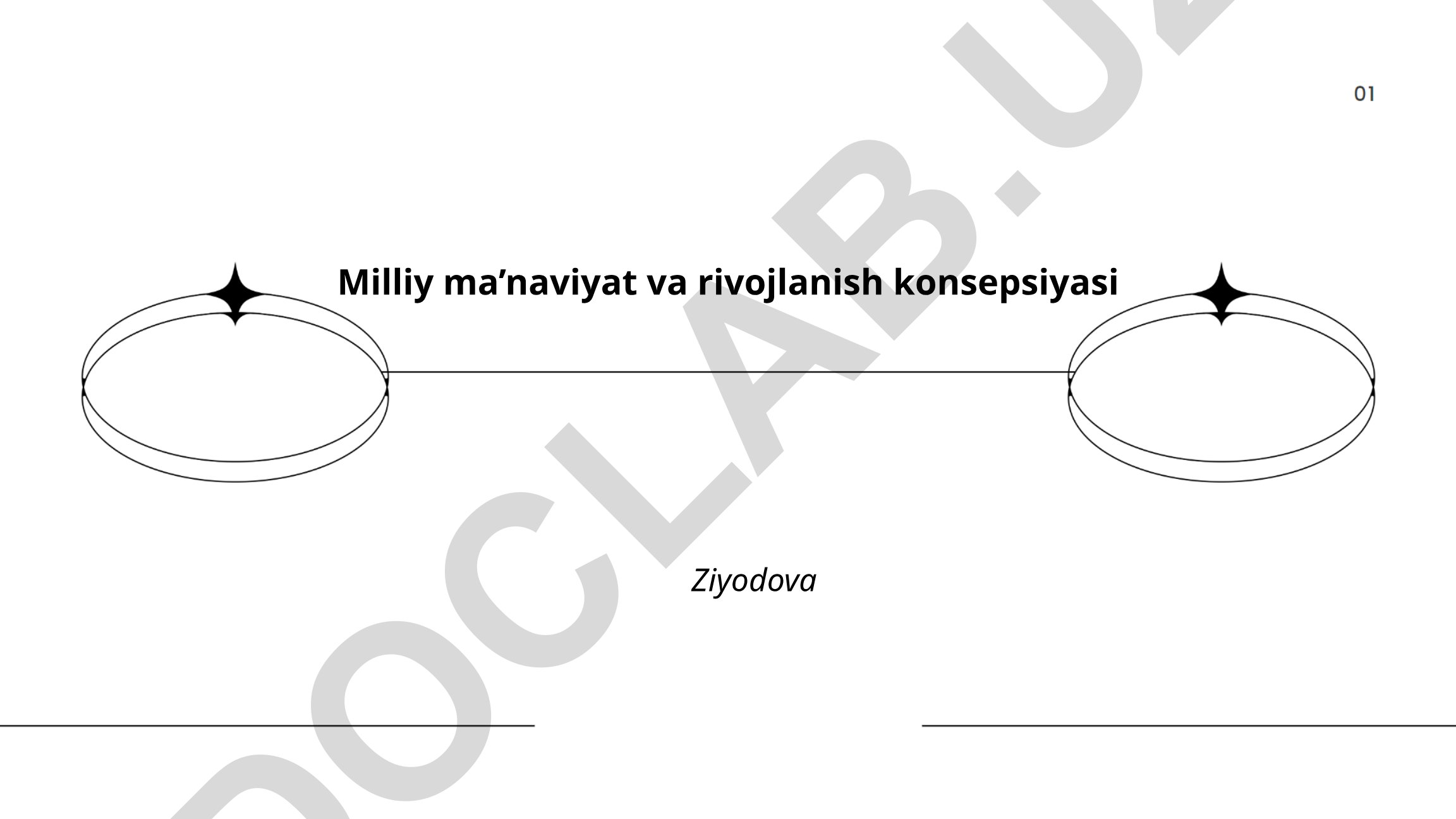 Milliy ma'naviyat va rivojlanish konsepsiyasi