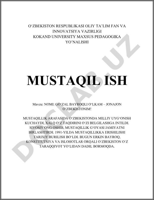 Go‘zal bayroqli o‘lkam – jonajon O‘zbekistonim! Mustaqillik arafasida O‘zbekistonda milliy uyg‘onish kuchaydi