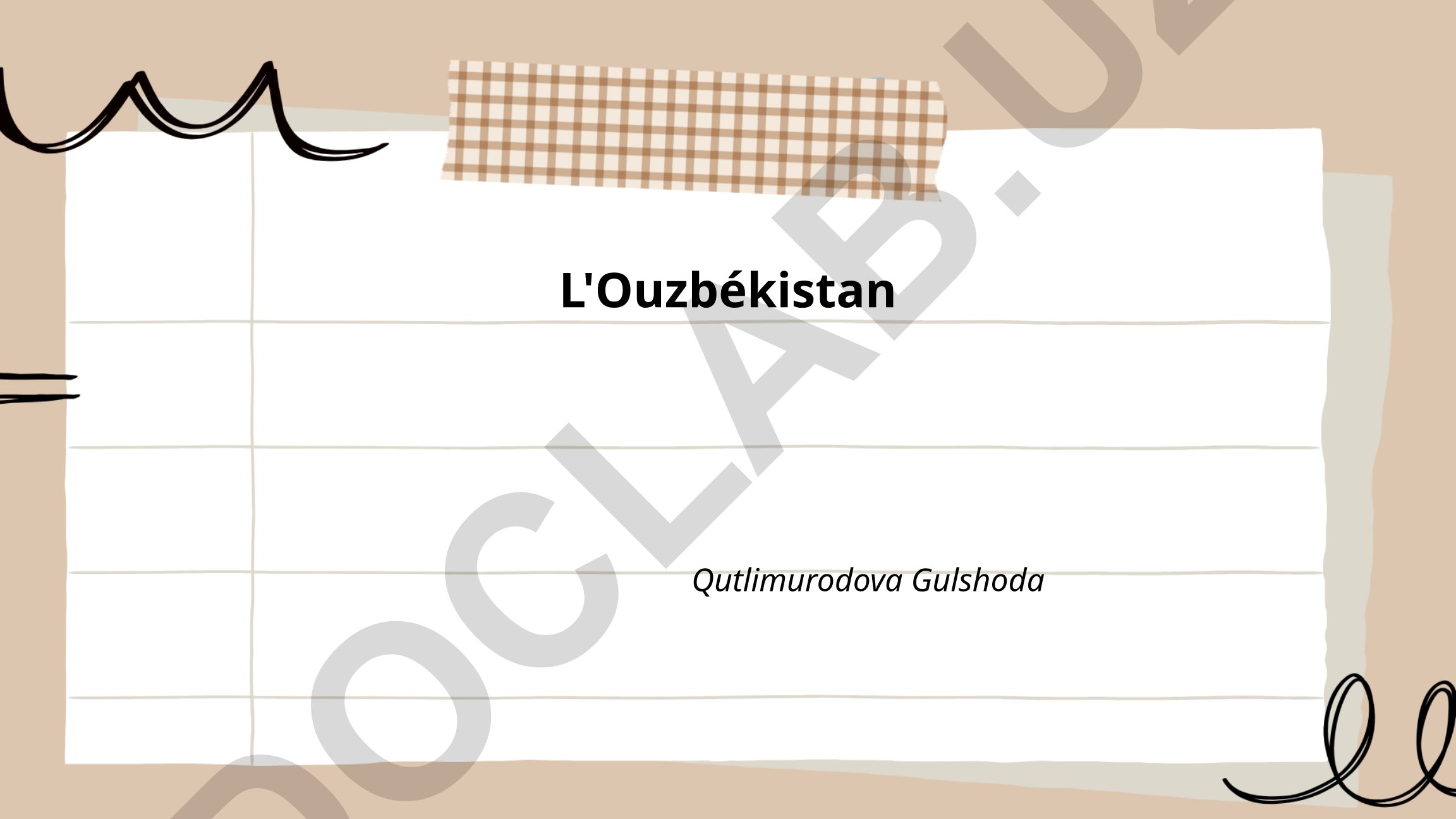 O'zbekiston tarixi, geografiyasi va madaniyati