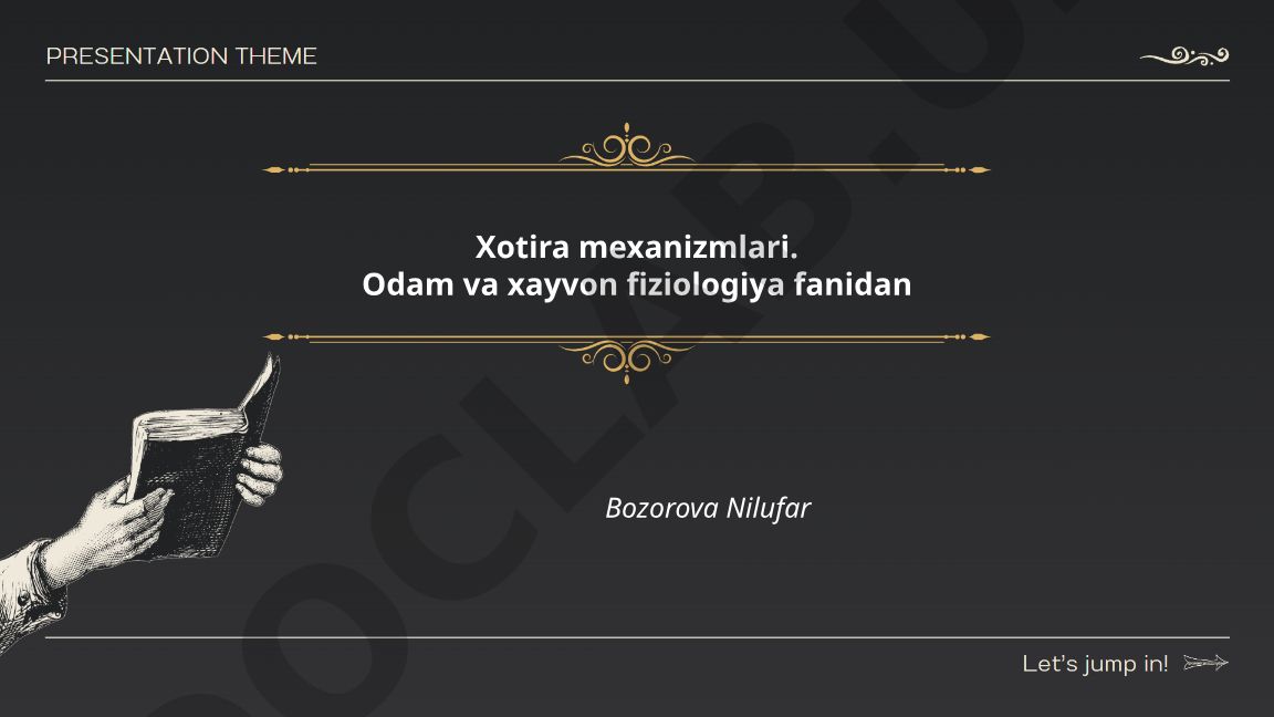 Xotira mexanizmlari: turlari va fiziologik asoslari