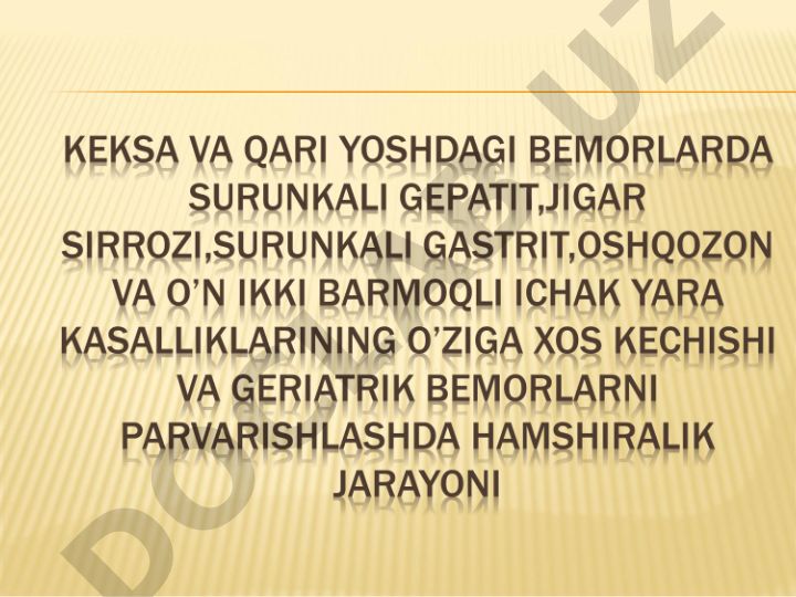 Surunkali gepatitning sabablari, belgilari va klinik ko'rinishlari