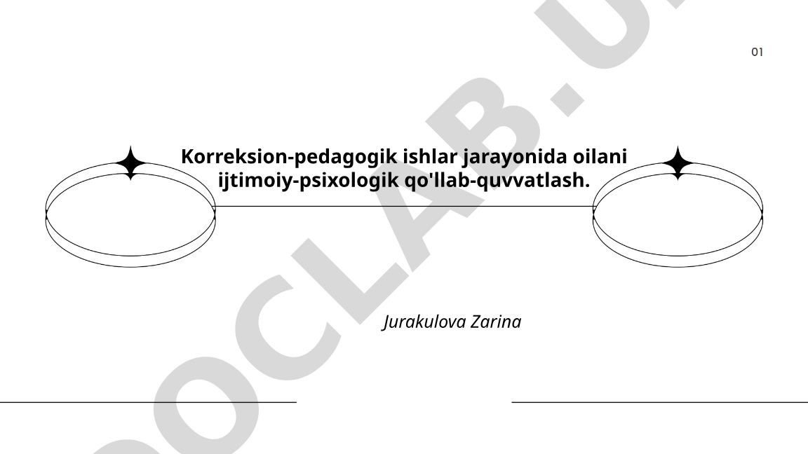 Korreksion-pedagogik ishlar jarayonida oilani ijtimoiy-psixologik qo'llab-quvvatlash