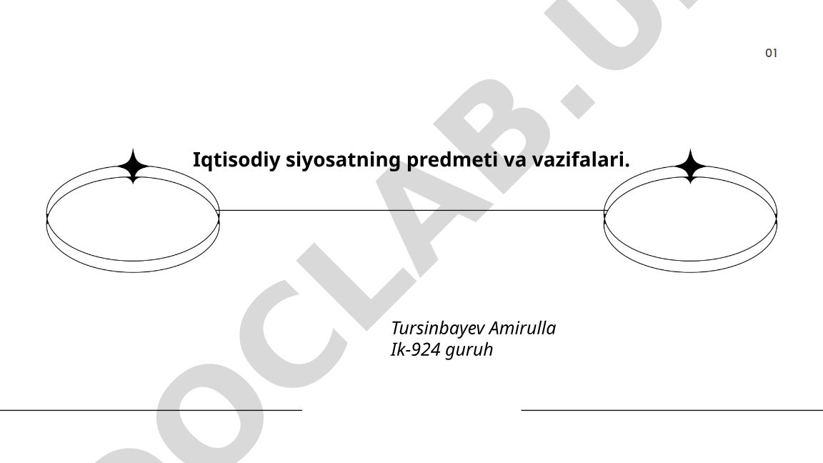 Iqtisodiy siyosatning predmeti va vazifalari