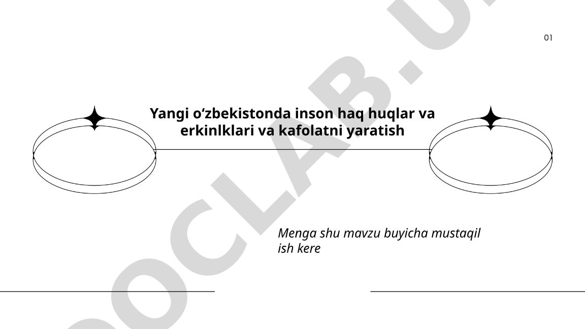 Yangi Oʻzbekistonda inson huquqlari va erkinliklari kafolatlari