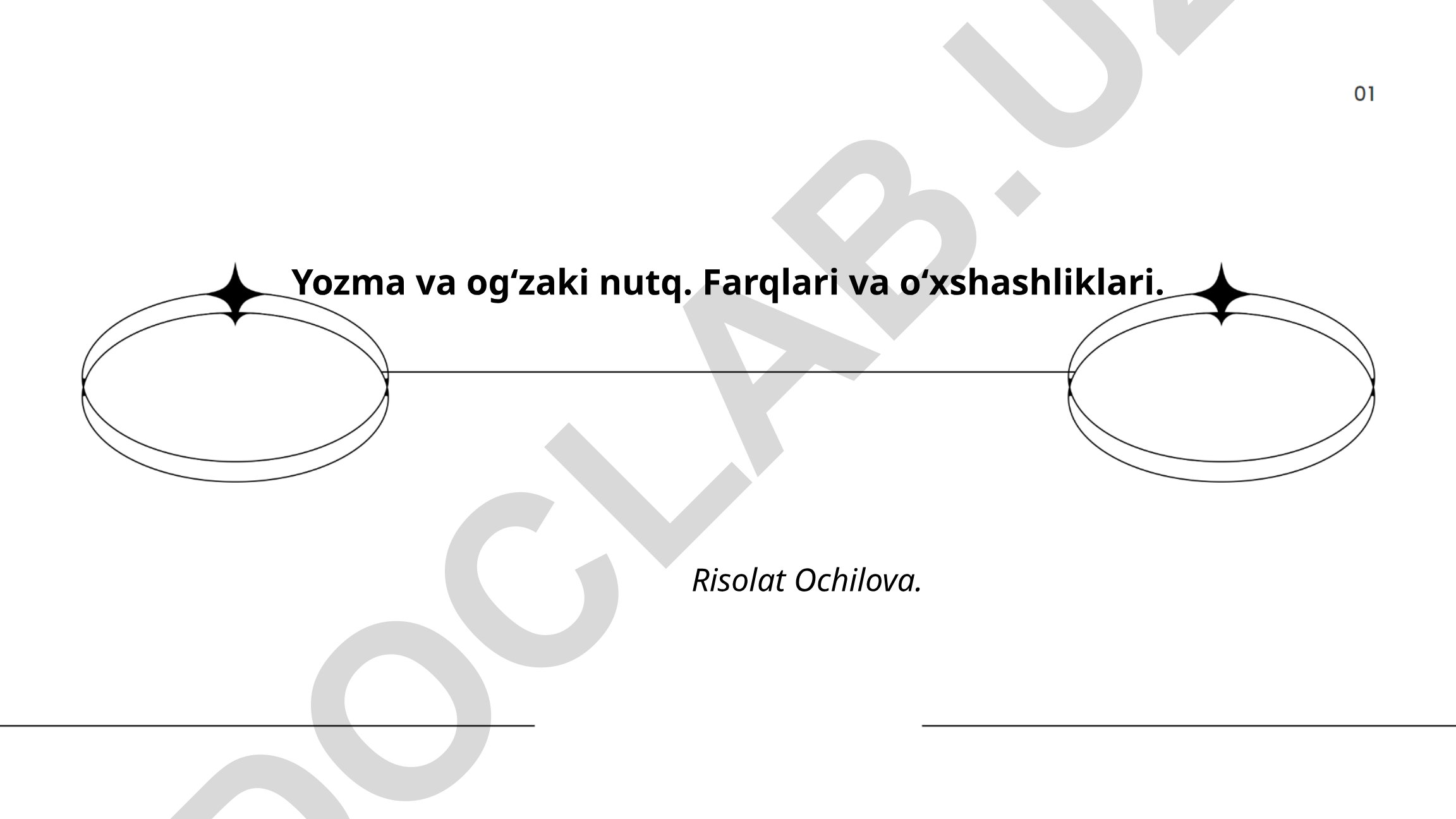 Yozma va ogʻzaki nutq farqlari va oʻxshashliklari