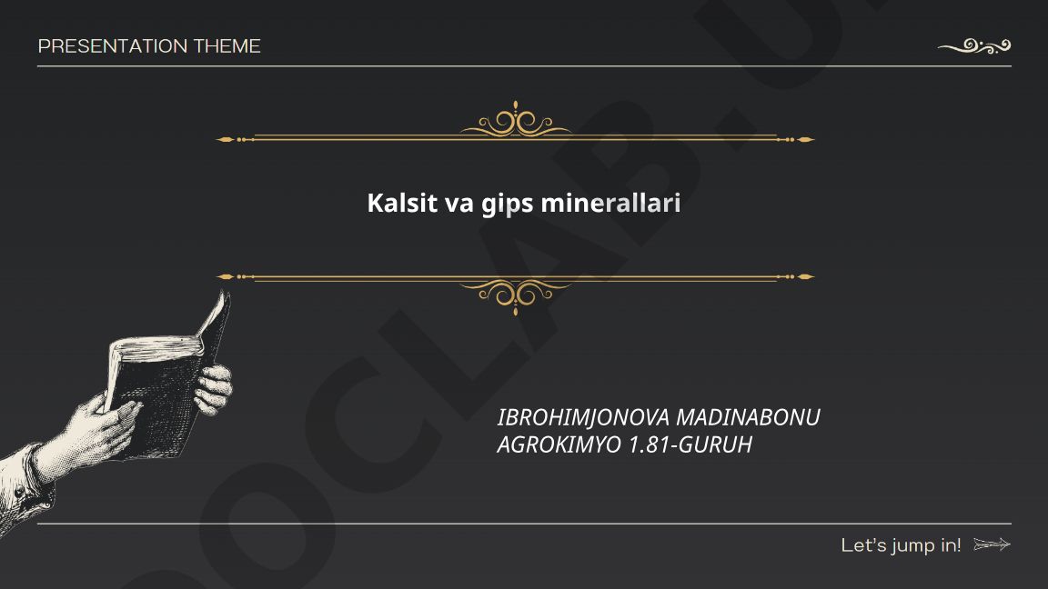 Kalsit va gips minerallarining kimyoviy tuzilishi va xususiyatlari