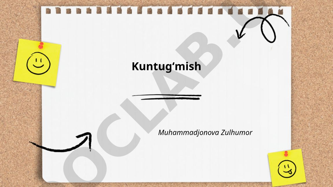 Kuntugʻmishning muallifi, qahramonlari va mavzulari