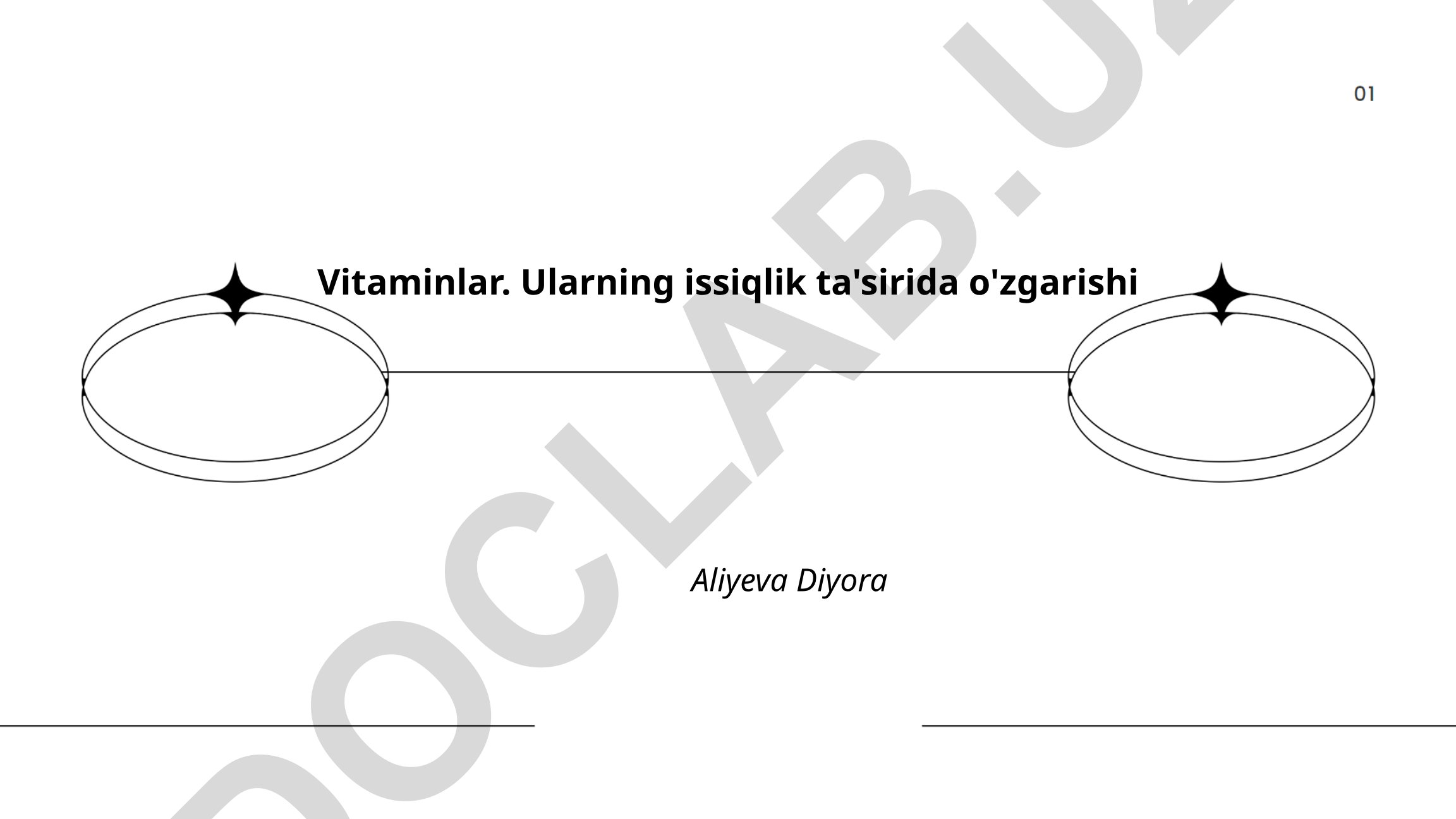 Vitaminlarning issiqlik ta'sirida o'zgarishi