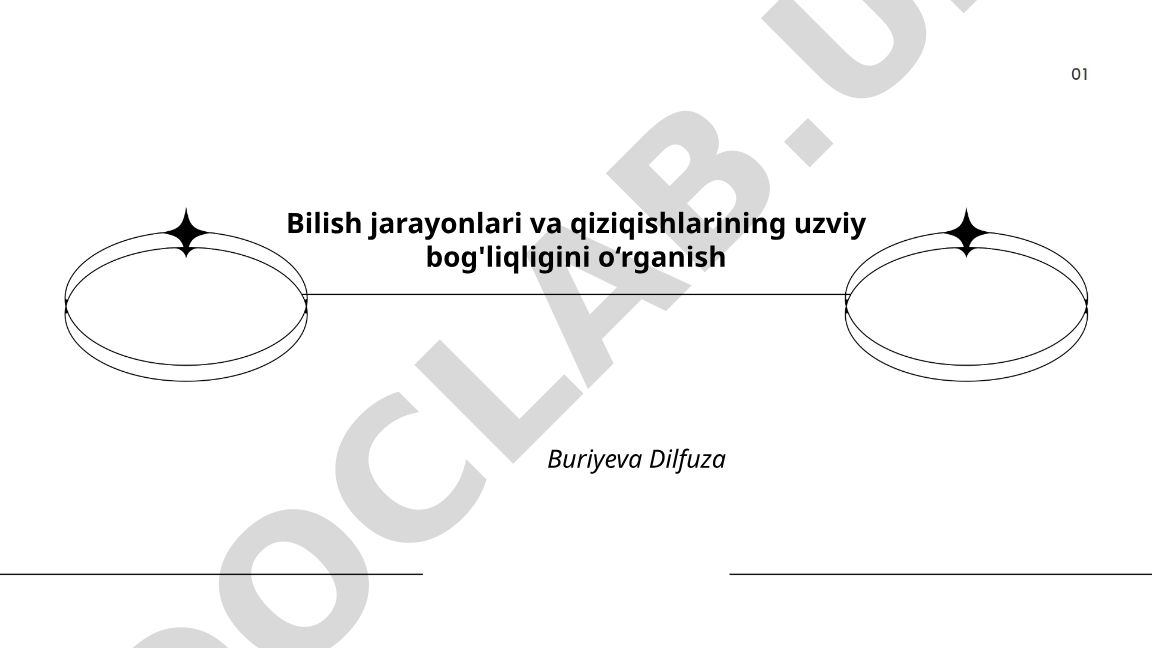Bilish jarayonlari va qiziqishlarining uzviy bog'liqligini o‘rganish
