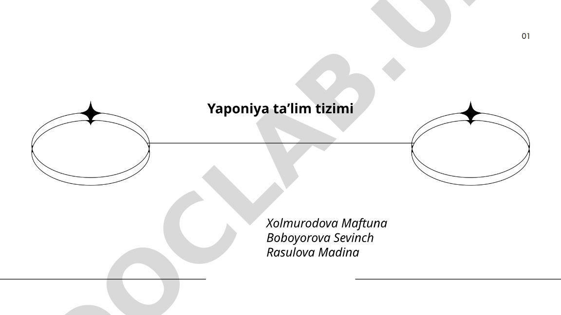 Yaponiya ta'lim tizimi tuzilishi va bosqichlari