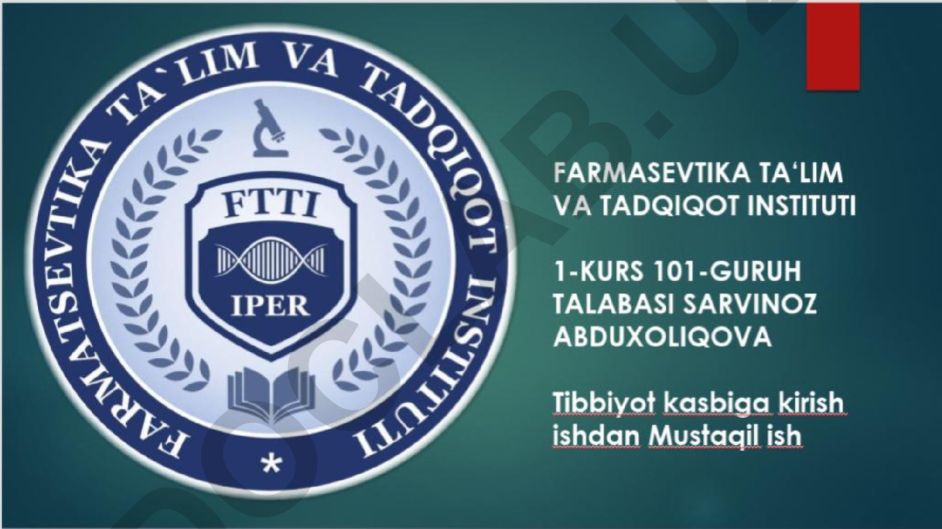 14 Patsient bilan verbal va noverbal muloqot ko'nikmalari